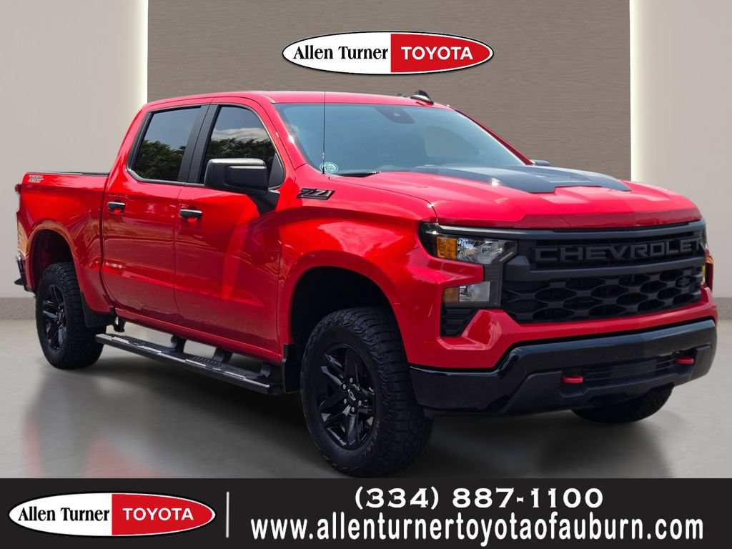 Used 2023 Chevrolet Silverado 1500 Custom Trail Boss w/ LPO, Dark Essentials Package AWD/4WD image 1