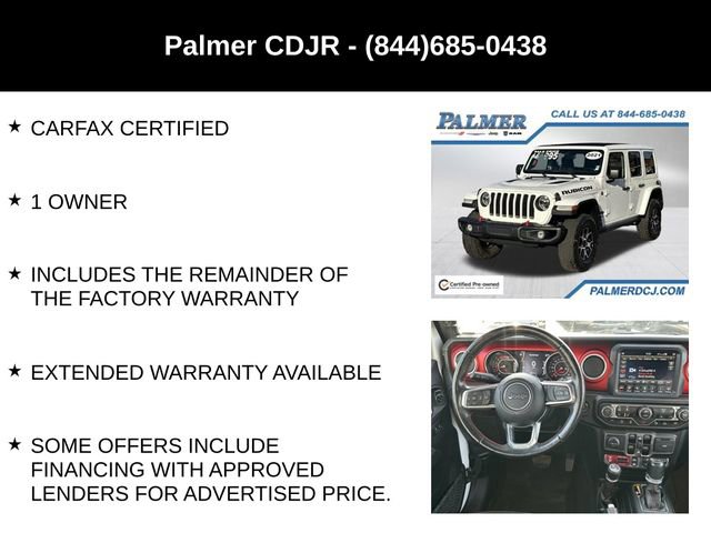 Certified 2021 Jeep Wrangler Unlimited Rubicon image 30