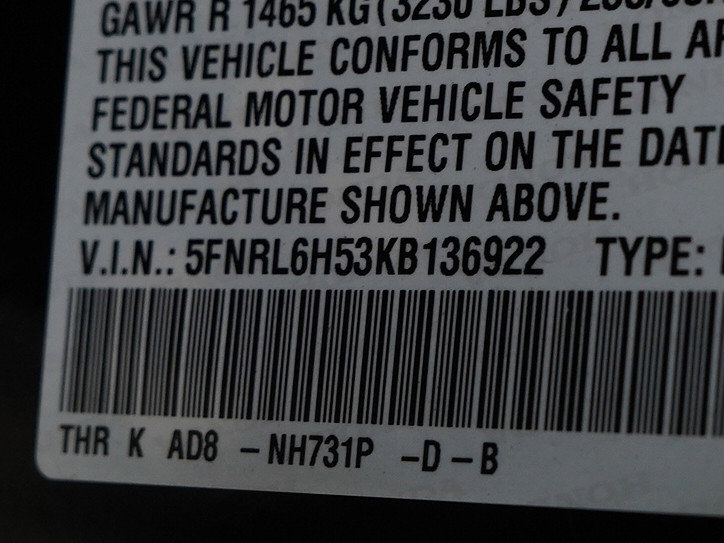 Used 2019 Honda Odyssey EX image 30
