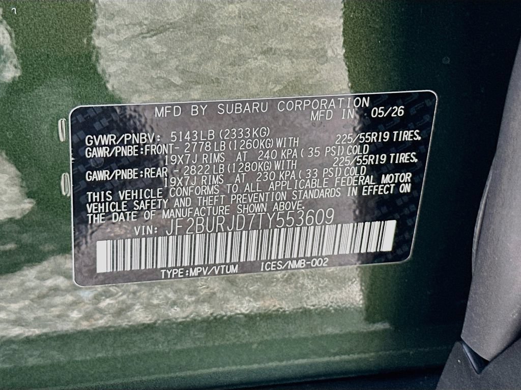New 2026 Subaru Outback Touring XT AWD/4WD image 30