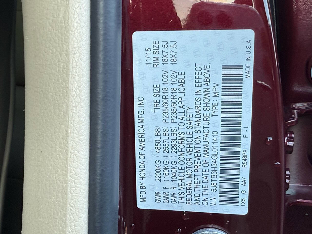 Used 2016 Acura RDX FWD image 26