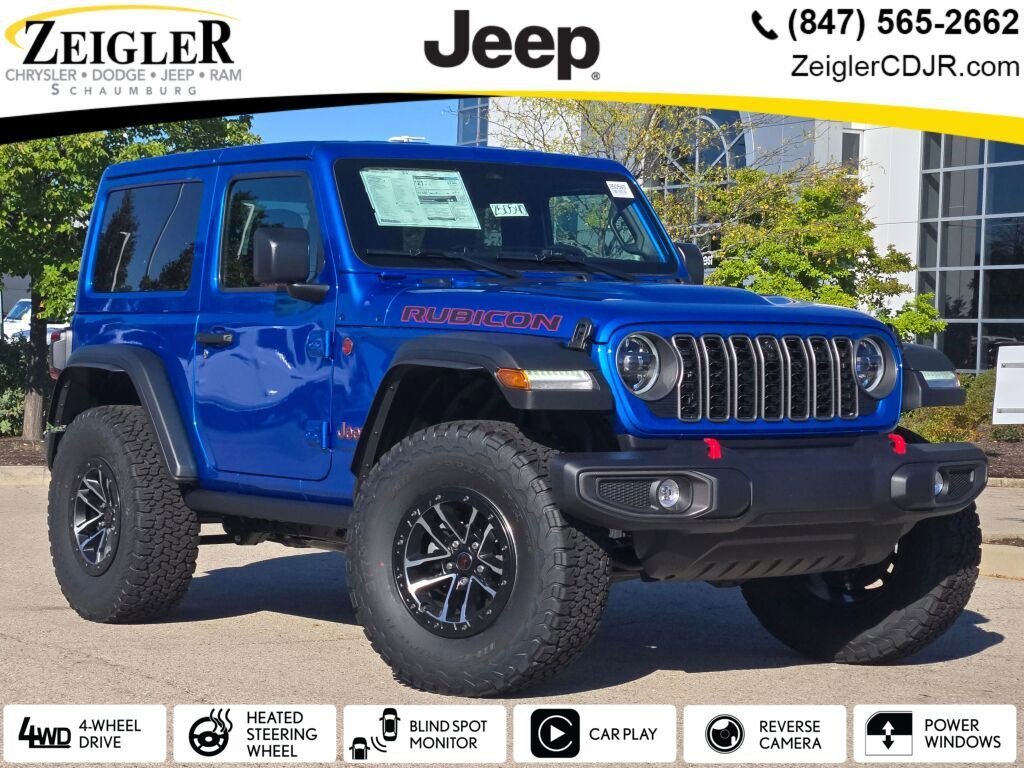 New 2025 Jeep Wrangler Rubicon w/ Xtreme 35 Tire Package