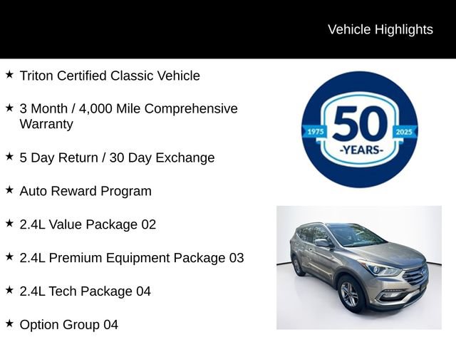 Used 2018 Hyundai Santa Fe Sport w/ 2.4L Tech Package 04 AWD/4WD image 5