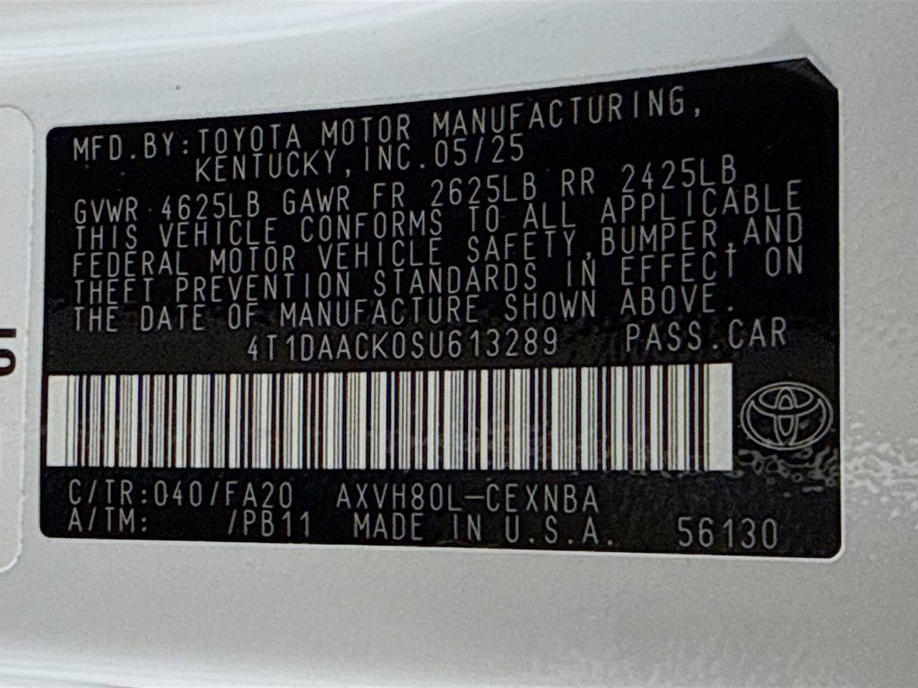 Certified 2025 Toyota Camry LE image 20