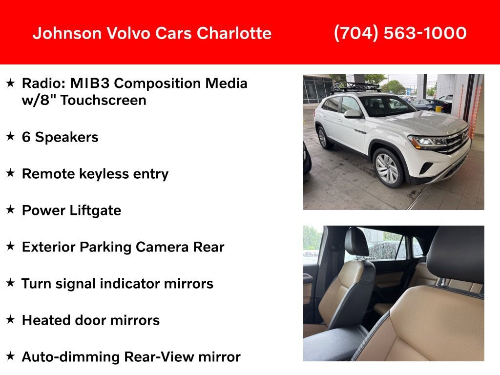 Used 2021 Volkswagen Atlas Cross Sport SE FWD image 3