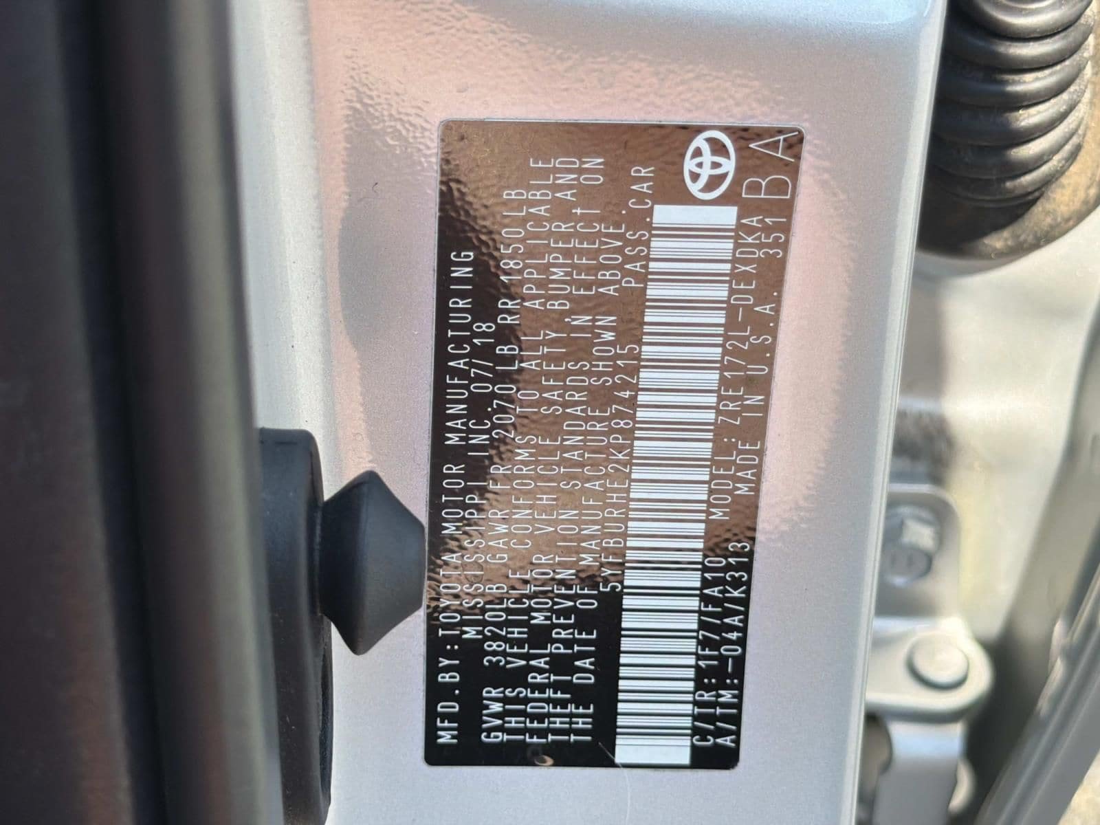 Used 2019 Toyota Corolla L FWD image 33