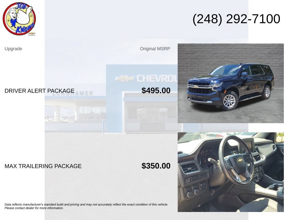 Certified 2022 Chevrolet Tahoe LS w/ Driver Alert Package AWD/4WD image 5