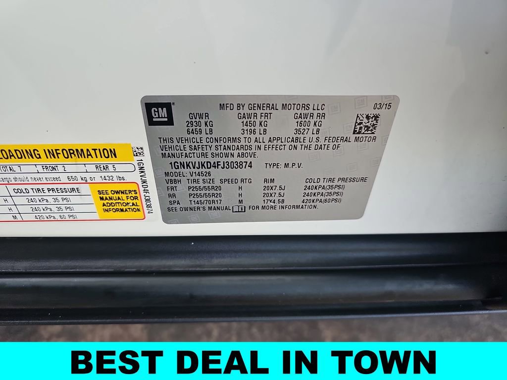 Used 2015 Chevrolet Traverse LTZ image 41