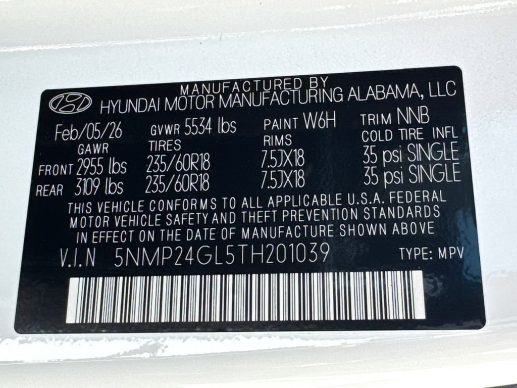 Certified 2026 Hyundai Santa Fe SEL FWD image 32