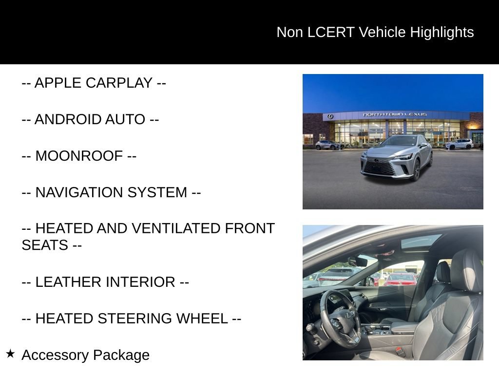 Used 2023 Lexus RX 350 Premium w/ Accessory Package AWD/4WD image 28