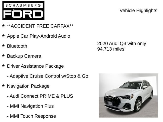 Used 2020 Audi Q3 2.0T Prestige w/ Prestige Package AWD/4WD image 8