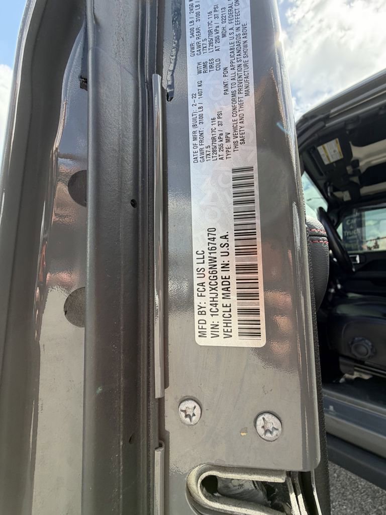 Used 2022 Jeep Wrangler Rubicon w/ Steel Bumper Group AWD/4WD image 35