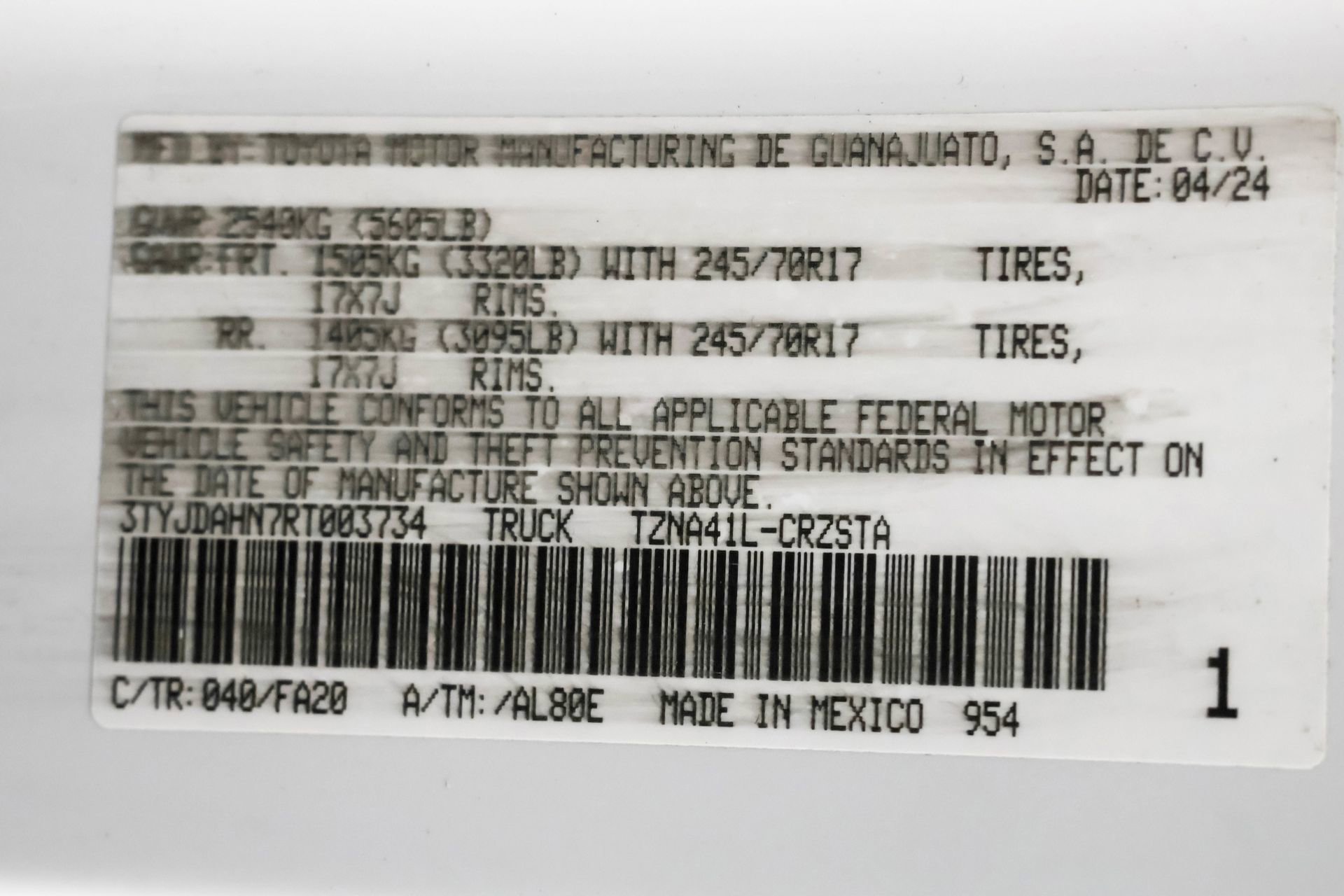 Used 2024 Toyota Tacoma SR RWD image 41