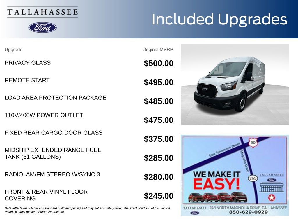 New 2025 Ford Transit 250 Base w/ Load Area Protection Package image 3