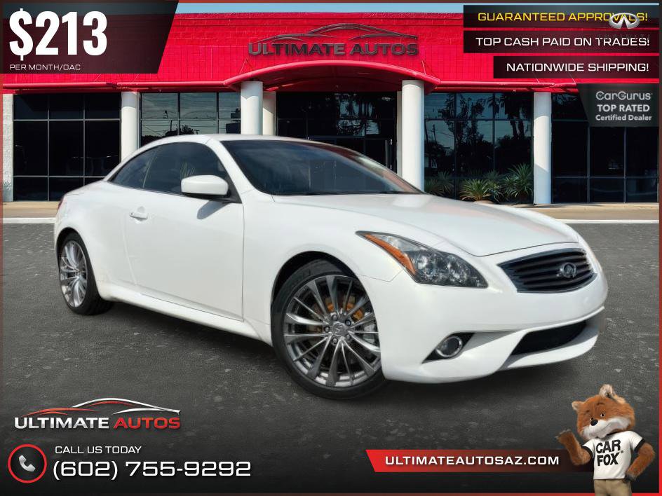 Used 2011 INFINITI G37 Convertible w/ Premium Pkg