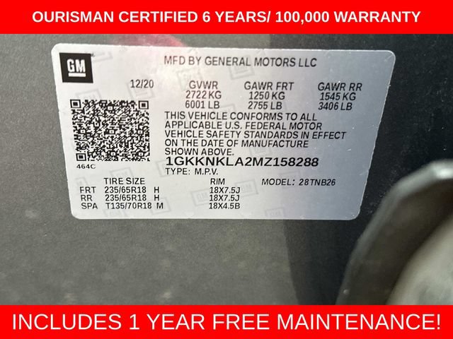 Used 2021 GMC Acadia SLE w/ Driver Convenience Package FWD image 30