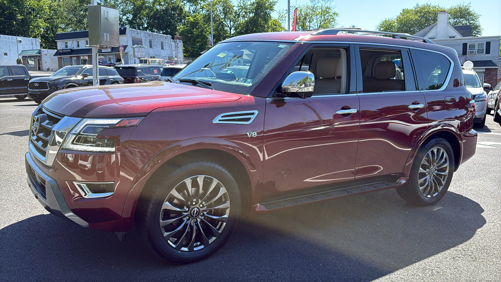 Certified 2021 Nissan Armada Platinum w/ Captain's Chairs Package AWD/4WD image 3