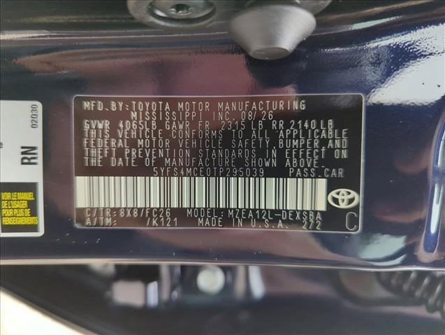 New 2026 Toyota Corolla SE FWD image 17