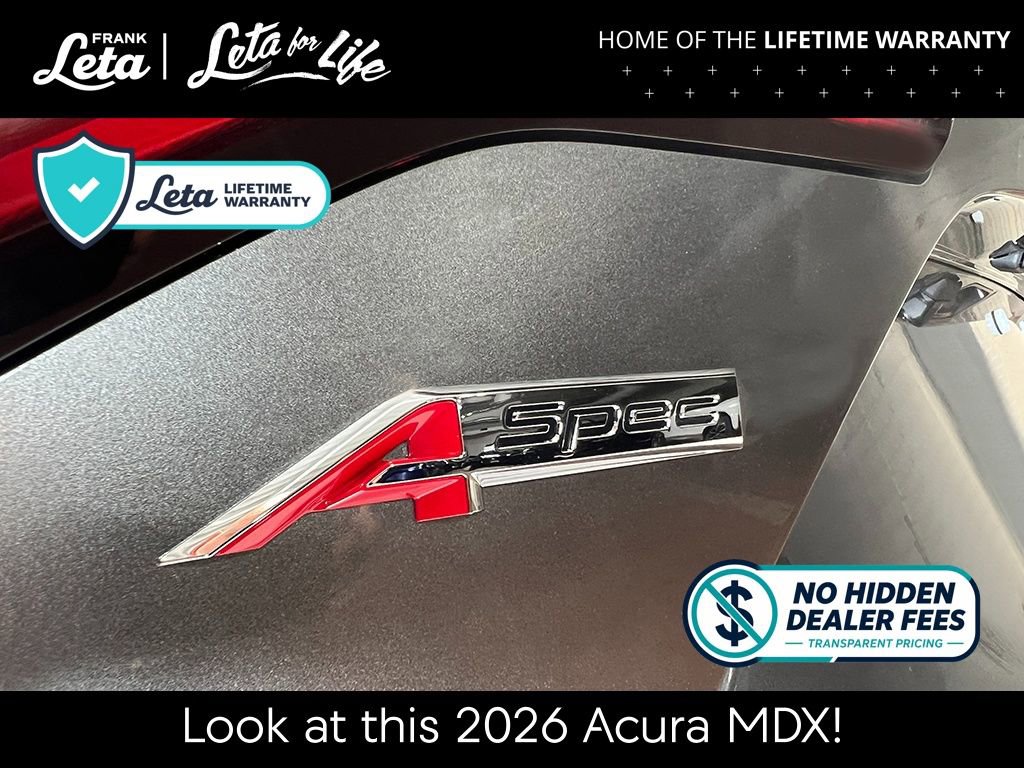 New 2026 Acura MDX A-Spec AWD/4WD image 6