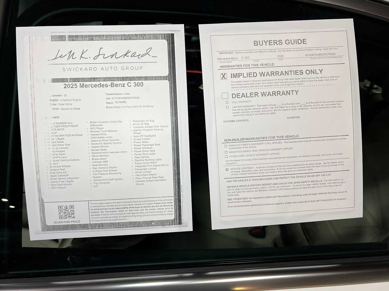 Certified 2025 Mercedes-Benz C 300 4MATIC Sedan image 41