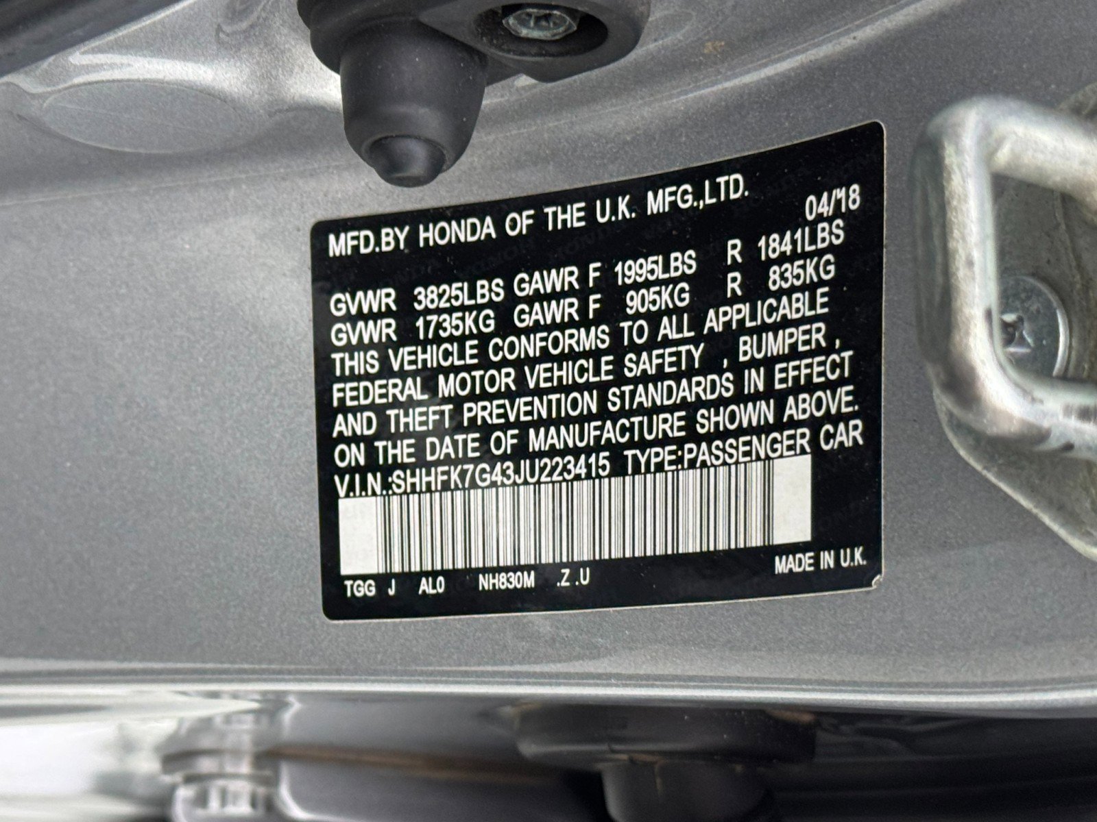 Used 2018 Honda Civic Sport image 37