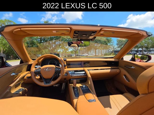 Used 2022 Lexus LC 500 Convertible w/ Touring Package RWD image 17