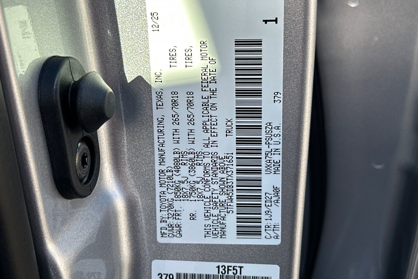 New 2026 Toyota Tundra SR5 image 31