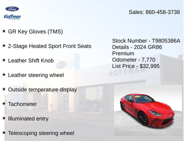Used 2024 Toyota GR86 Premium RWD image 26