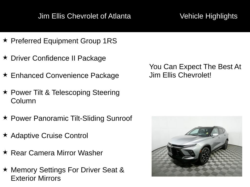 Used 2023 Chevrolet Blazer RS w/ Driver Confidence II Package image 5