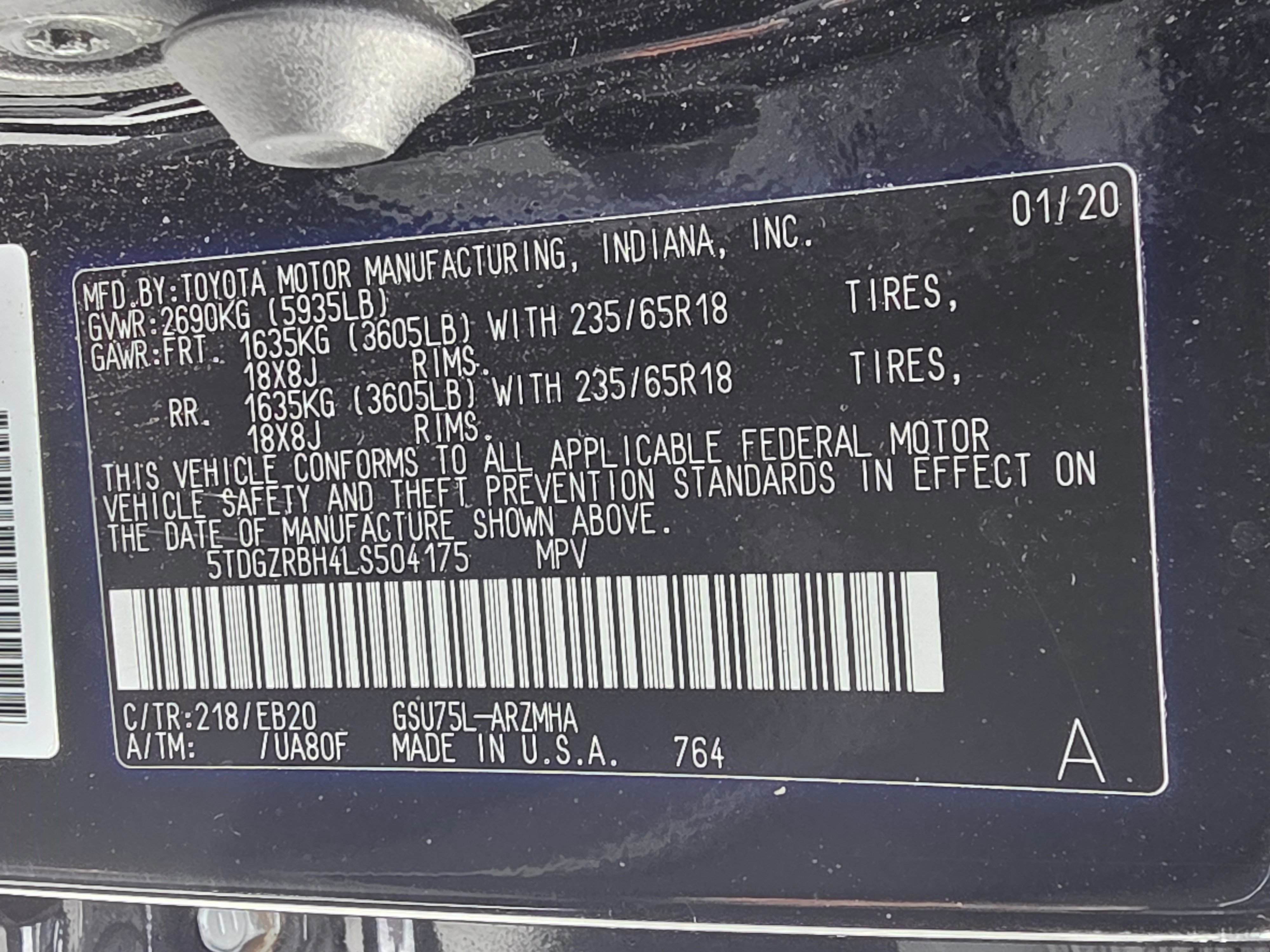 Used 2020 Toyota Highlander XLE image 31