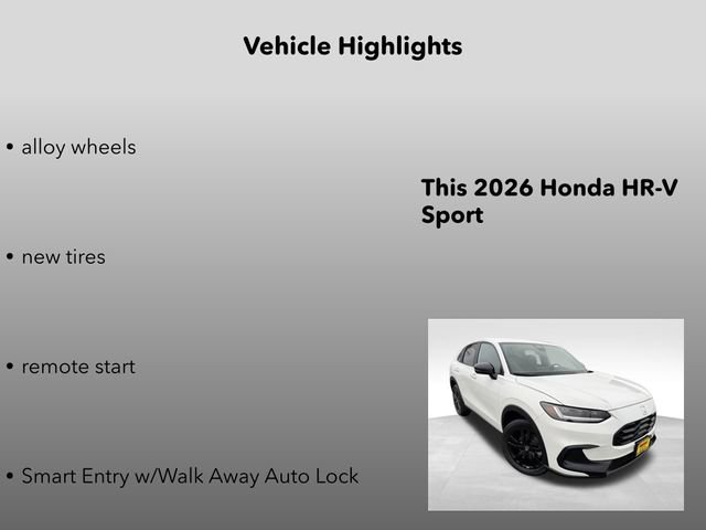 New 2026 Honda HR-V Sport image 15