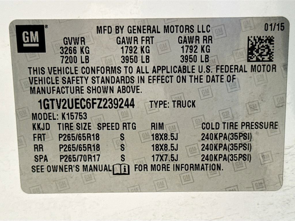 Used 2015 GMC Sierra 1500 SLE w/ SLE Value Package AWD/4WD image 26