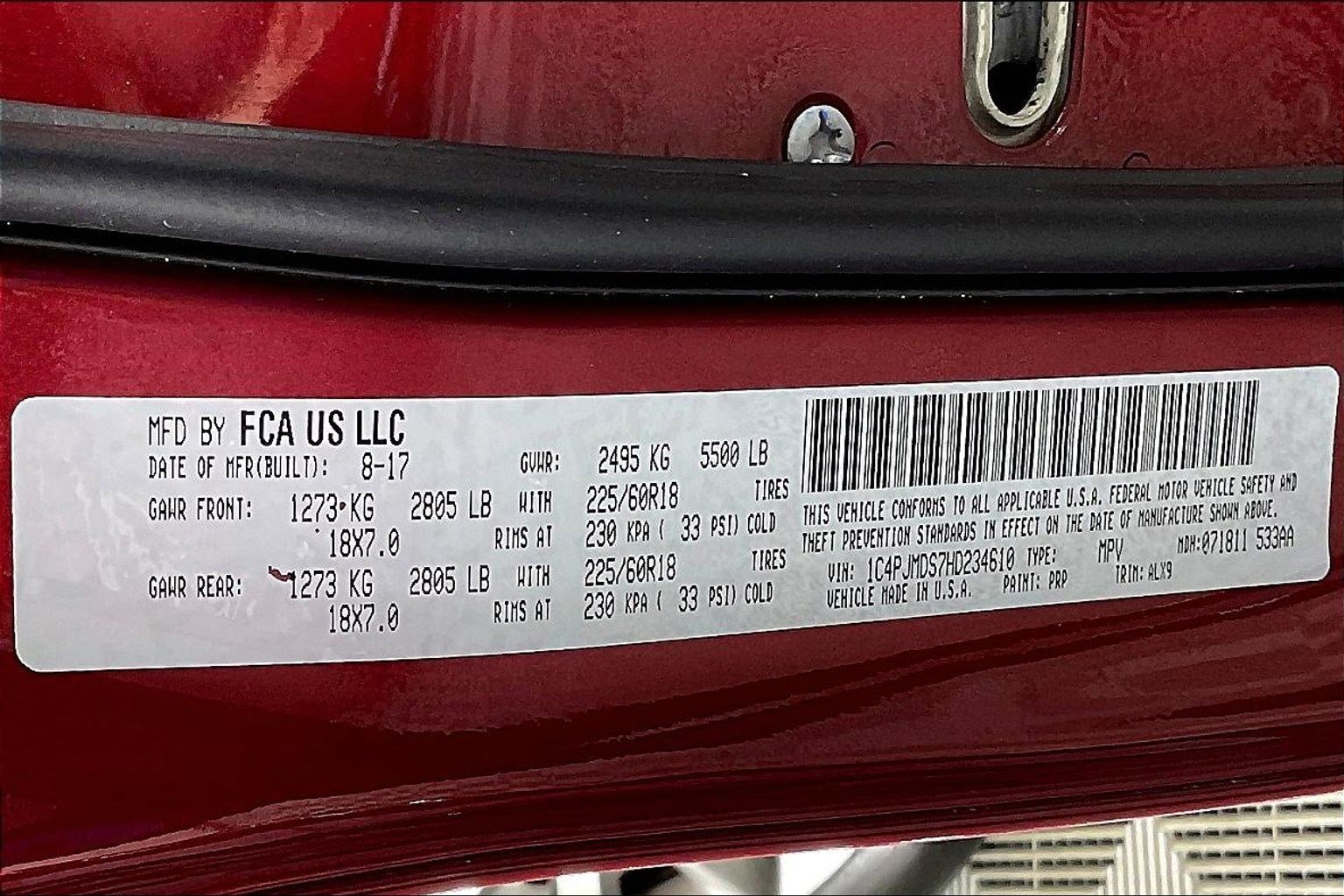 Used 2017 Jeep Cherokee Limited image 19