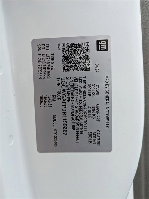 Used 2024 Chevrolet Express 2500 Work Van w/ Driver Convenience Package image 17