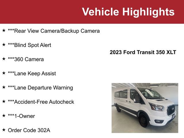 Used 2023 Ford Transit 350 XLT RWD image 2