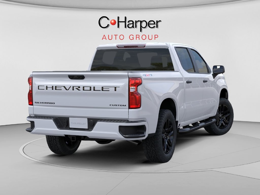New 2026 Chevrolet Silverado 1500 Custom w/ LPO, Dark Essentials Package AWD/4WD image 4