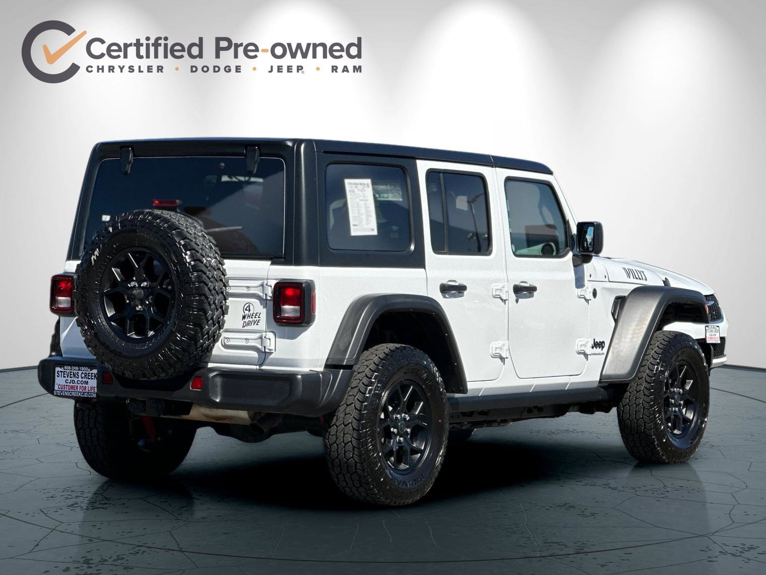 Certified 2025 Jeep Wrangler Unlimited Sport AWD/4WD image 4