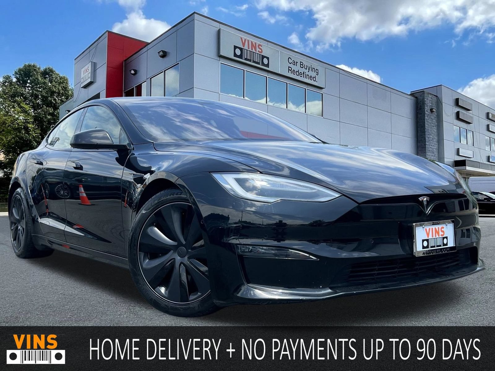 Used 2021 Tesla Model S Long Range AWD/4WD image 1