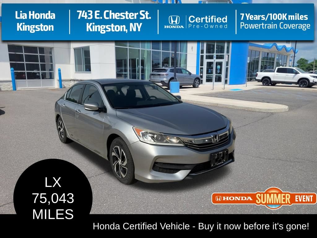 Certified 2017 Honda Accord LX
