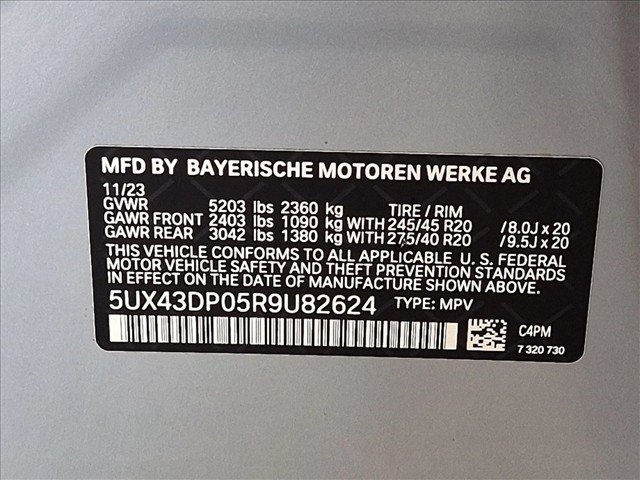 Used 2024 BMW X3 sDrive30i w/ M Sport Package RWD image 26