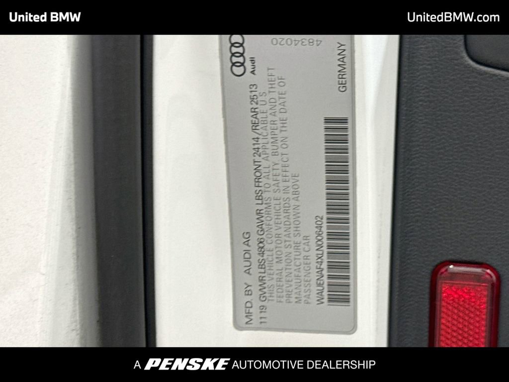 Used 2020 Audi A4 2.0T Premium Plus w/ Premium Plus Package AWD/4WD image 14