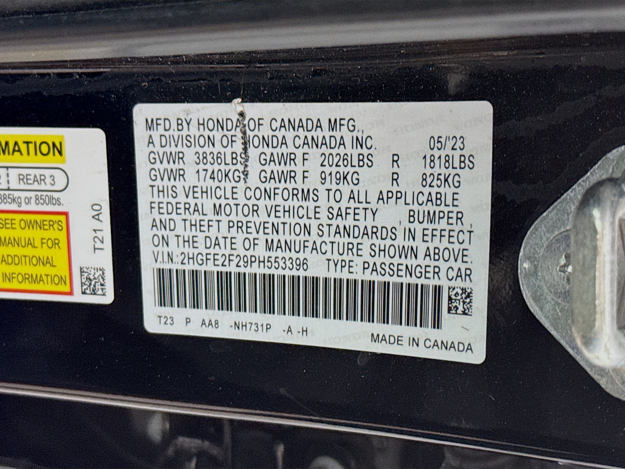 Used 2023 Honda Civic LX image 38
