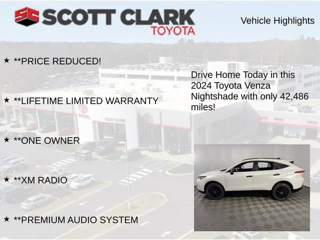 Used 2024 Toyota Venza Nightshade image 12