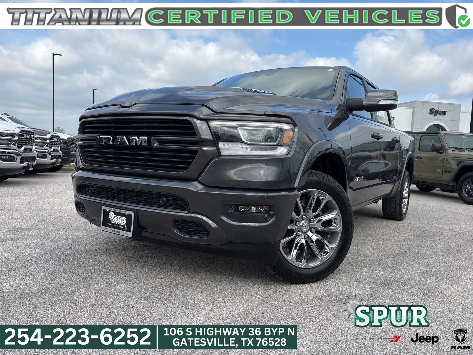 Used 2022 RAM 1500 Laramie w/ Sport Appearance Package image 1