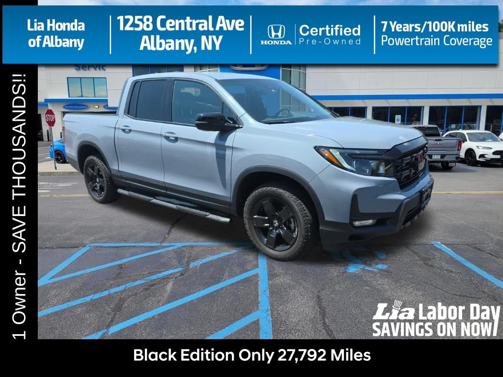 Certified 2025 Honda Ridgeline Black Edition