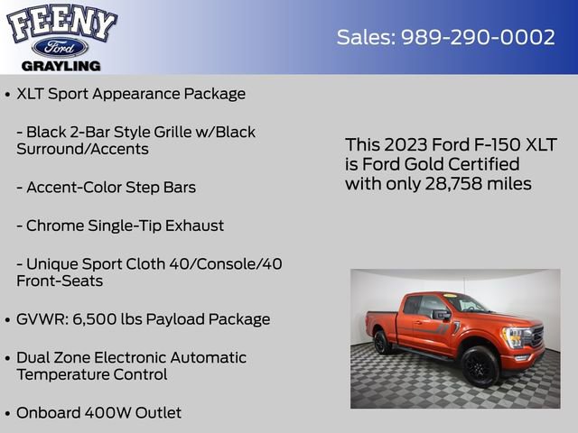 Used 2023 Ford F150 XLT w/ Equipment Group 302A High image 22