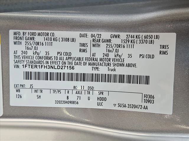 Used 2022 Ford Ranger XL AWD/4WD image 23