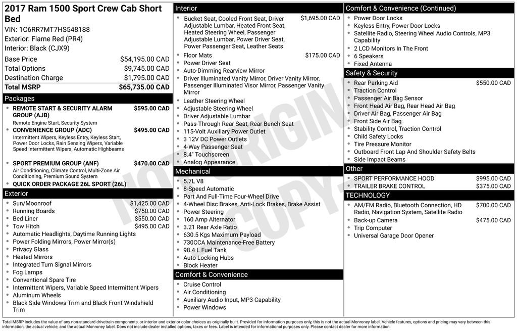 Used 2017 RAM 1500 Sport image 10