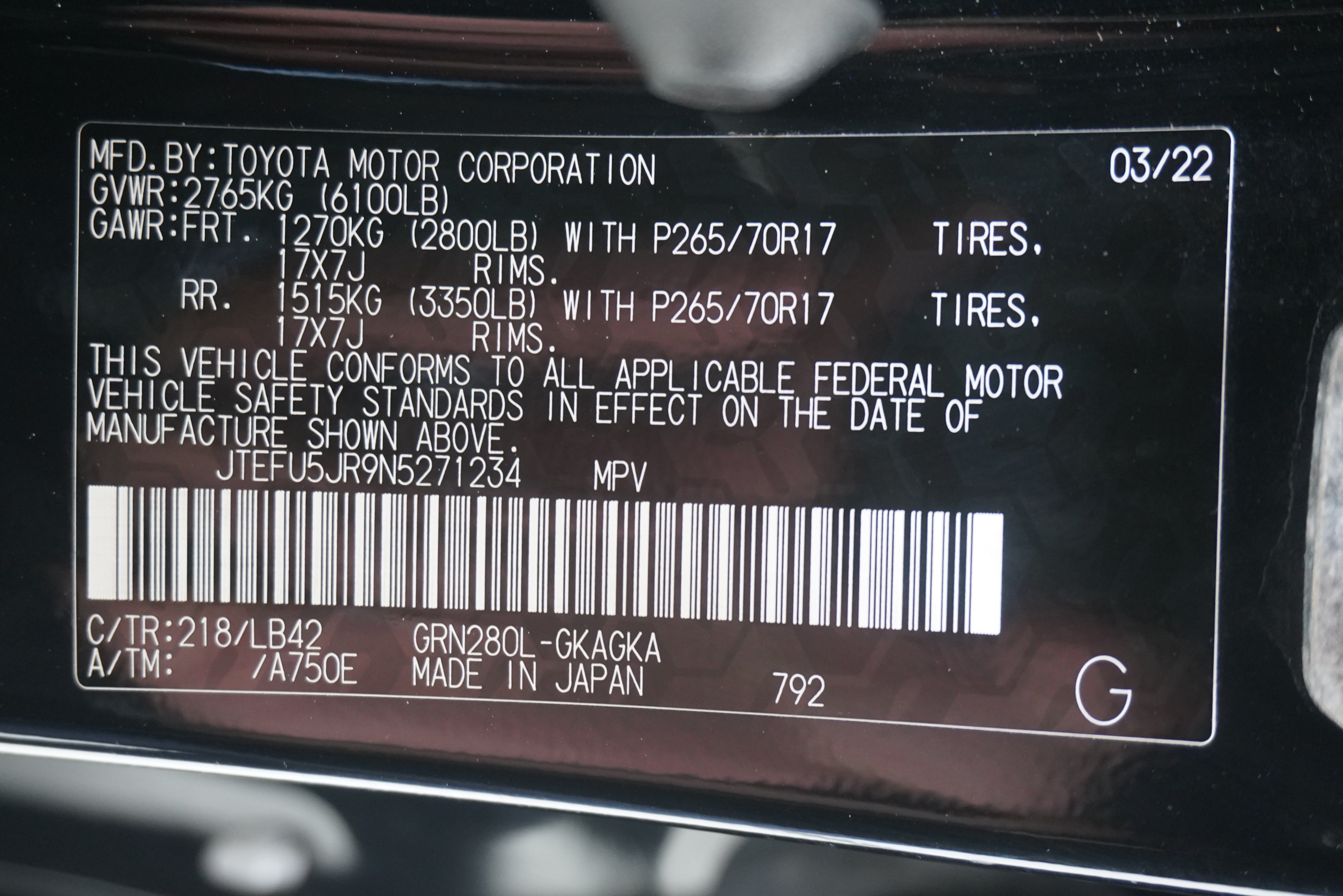 Used 2022 Toyota 4Runner SR5 Premium w/ Moonroof Package RWD image 31
