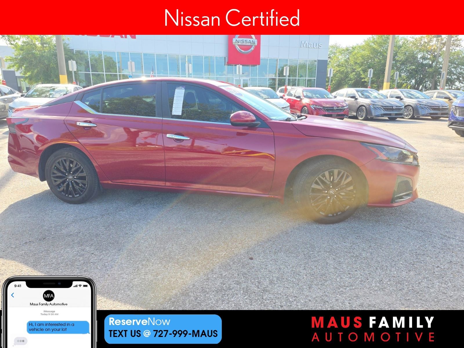 Used 2025 Nissan Altima 2.5 SV w/ SV Special Edition Package